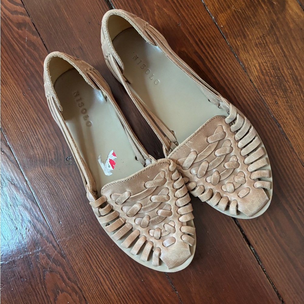 Nisolo Huarache Sandals NWOT